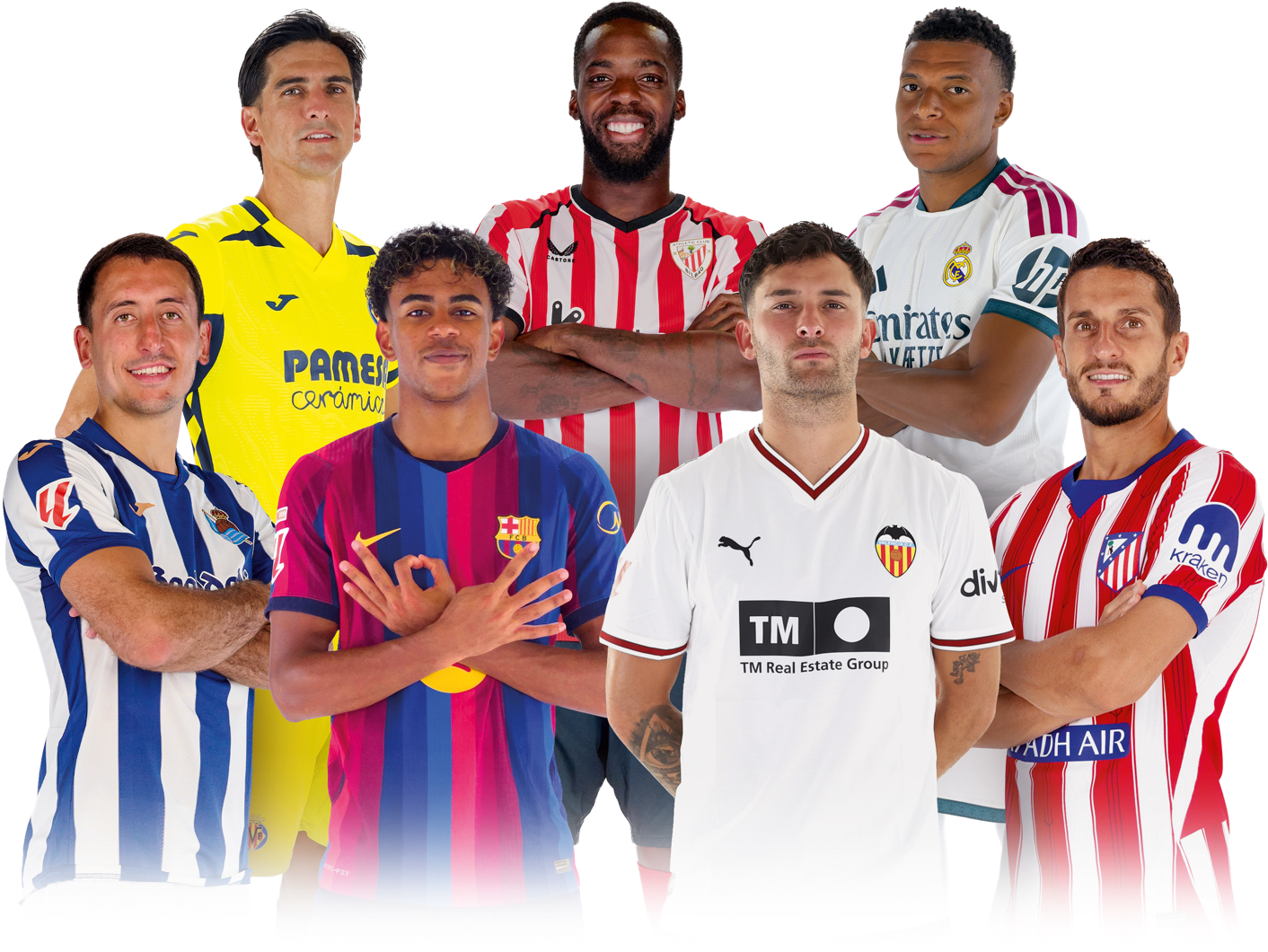 Skupina hráčů LaLiga